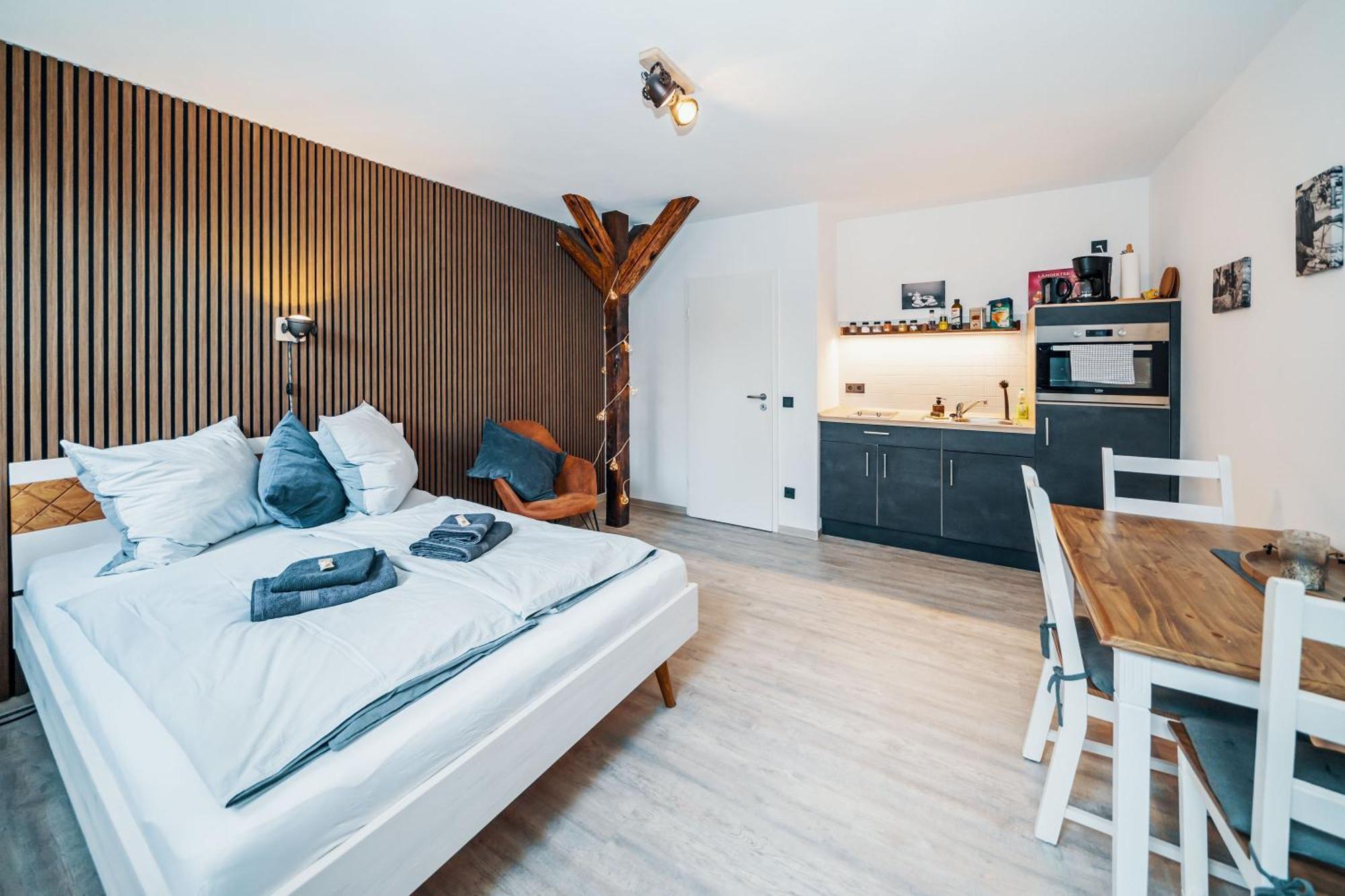 Fewo Janks I 11A-N1 I Zentrales Apartment Witzenhausen Dış mekan fotoğraf